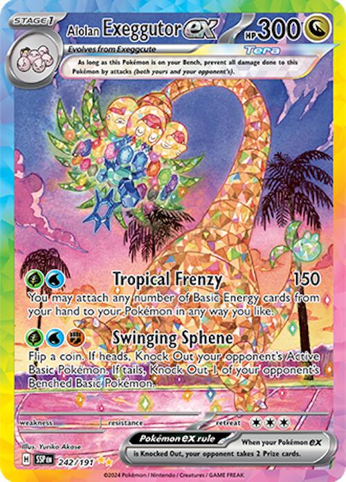 Alolan Exeggcutor ex SSP en 242/191