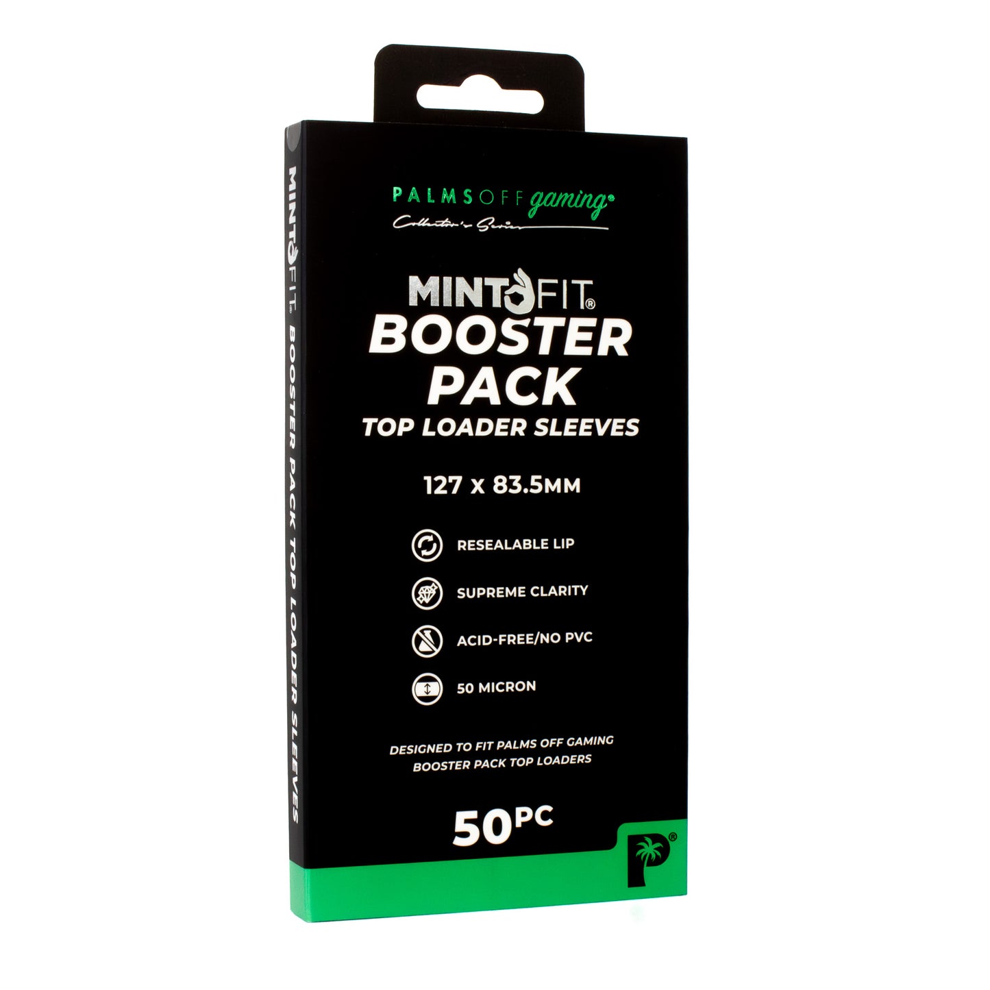 MintFit Booster Pack Sleeves - Extra Thick 50pc